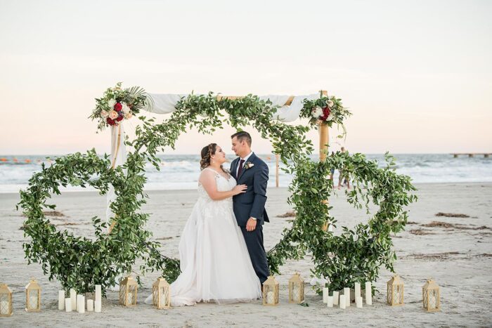 custom galveston beach elopement package